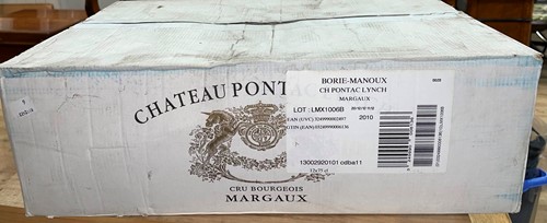 Lot 54 - Chateau Pontac Lynch, Margaux 2010, Borie-Manoux