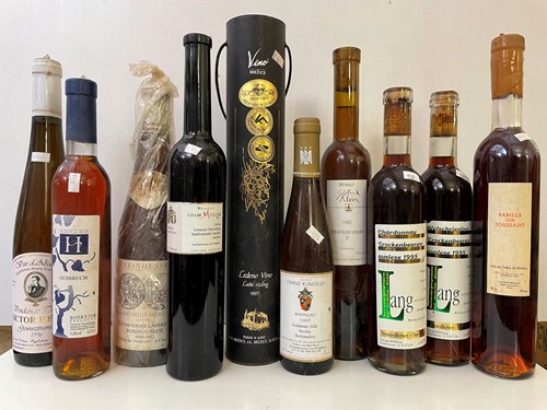 Lot 65 - German and Austrian late harvest wines, mainly half bottles