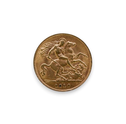 Lot 145 - An Edward VII half sovereign