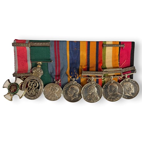 Lot 222 - A Boer War Distinguished Service Order (DSO) group of seven