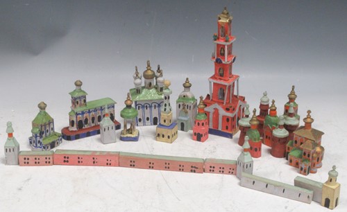 Lot 175 - A pre revolution Russian village with a...