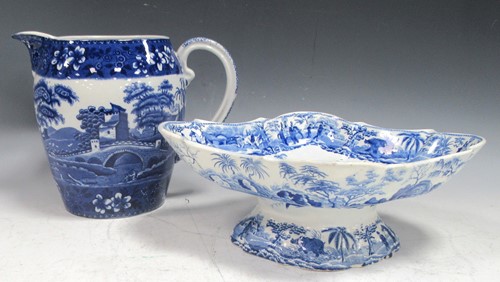 Lot 145 - An early 19th century Staffordshire blue and...