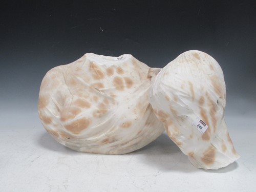 Lot 246 - After Cesare Lapini, a marble bust of a veiled...