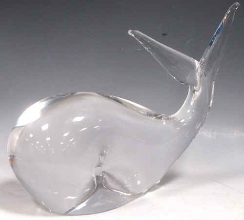 Lot 198 - V. Nason, a Murano clear glass model of a...