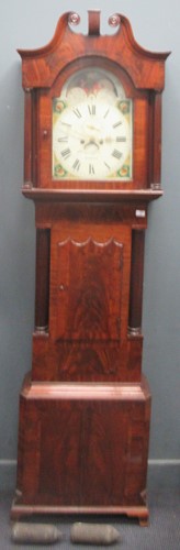 Lot 233 - A mid Victorian mahogany eight day longcase...