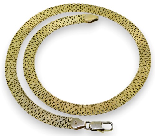Lot 88 - A 9ct gold collarette necklace