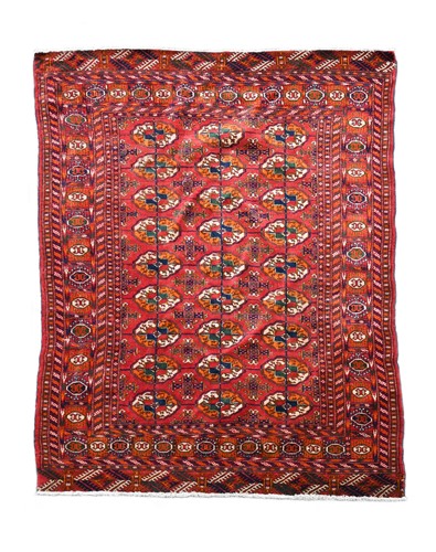 Lot 478 - A Turkmen rug, circa 1940