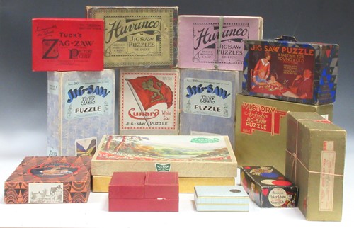 Lot 208 - Various early 20th century and later jigsaw...