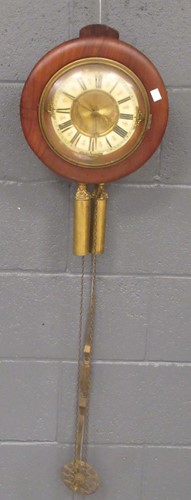 Lot 228 - A Postmans wall clock