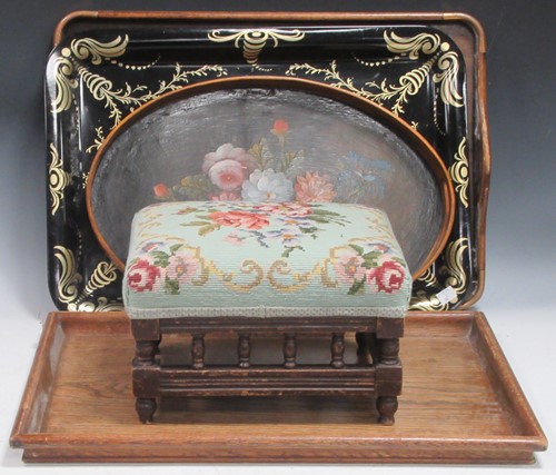 Lot 129 - Four various trays to include an MTM Co...