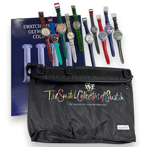 Lot 118 - Swatch - A group of 10 wristwatches