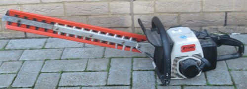 Lot 276 - STIHL HS60AV petrol hedge trimmer saw, 60cm...