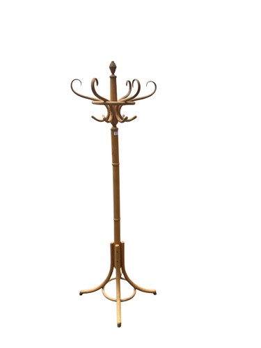 Lot 635 - A Thonet style bentwood coat/hat stand, modern,...