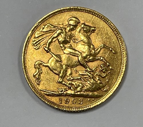 Lot 169 - An Edward VII sovereign