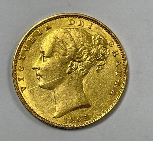 Lot 185 - A Queen Victoria Young Head Shield Back sovereign