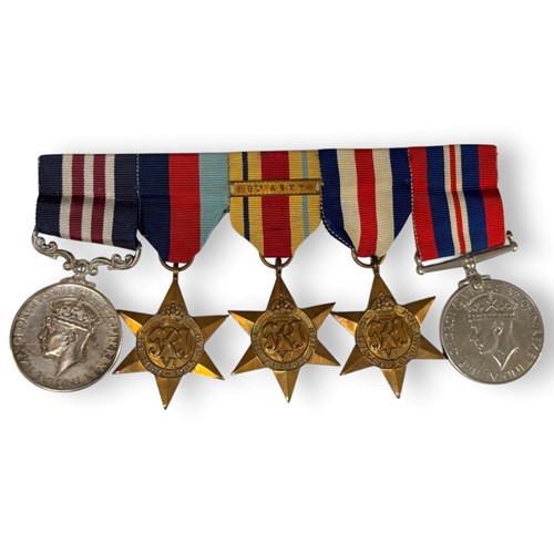 Lot 194 - A World War Two Military Medal (duplicate) group of five