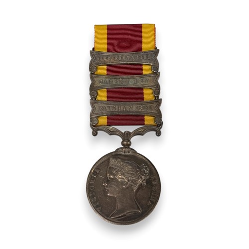 Lot 215 - A Victoria China War service medal