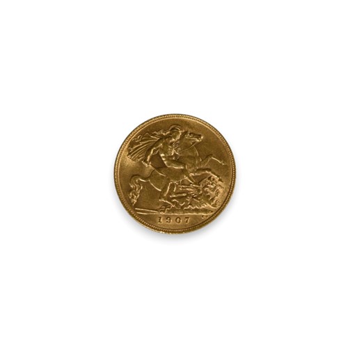 Lot 141 - An Edward VII half sovereign