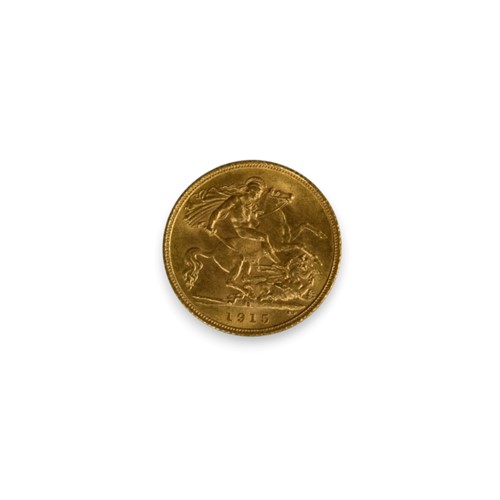 Lot 143 - A George V half sovereign