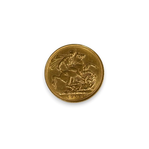 Lot 165 - An Edward VII sovereign
