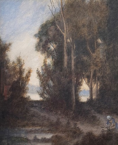 Lot 412 - Attributed to Leon Lhermitte (French, 1844-1925)