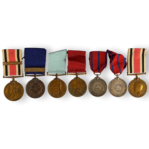 Lot 225 - Six Police medals and a St John Ambulance Brigade medal