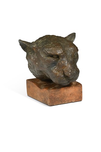 Lot 102 - Hamish Mackie (b.1973), Cheetah Head, Lewa
