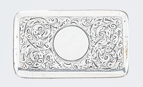 Lot 283 - A Victorian silver snuff box, mark of Sampson...