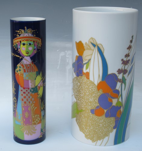 Lot 24 - Two 20th century Rosenthal vases - one...