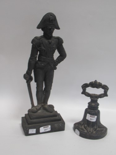 Lot 186 - A cast iron doorstop modelled as Lord Nelson, 19th century