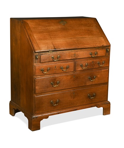 Lot 533 - A George III mahogany bureau