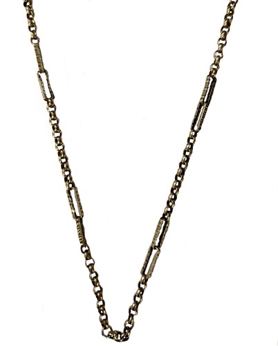 Lot 225 - A watch chain