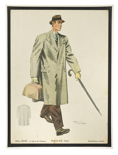 Lot 145 - After Hemjie, a group of twelve French fashion prints, 1940s