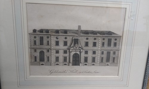Lot 316 - A 19th century architectural engraving of...