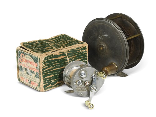Lot 110 - C. Farlow & Co., 191 Strand, London, a 5" alloy salmon fly reel