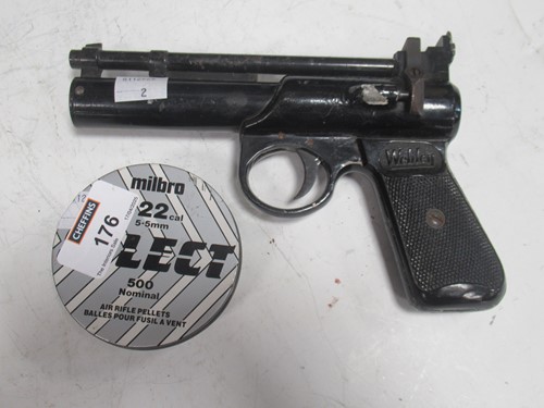 Lot 212 - A Webley & Scott Ltd junior MK II air pistol...
