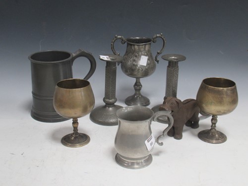 Lot 31 - Metalware novelty nut cracker in the form of a...