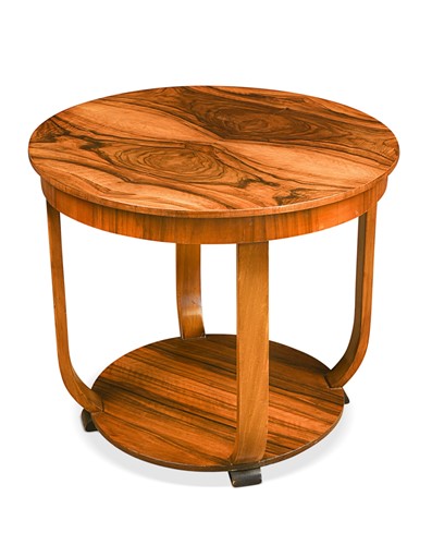 Lot 541 - An Art Deco walnut occasional table, circa 1930