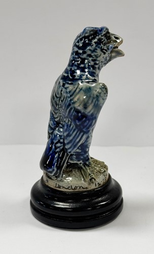 Lot 21 - Robert Wallace Martin for the Martin Brothers, a miniature stoneware bird, 1912-1913