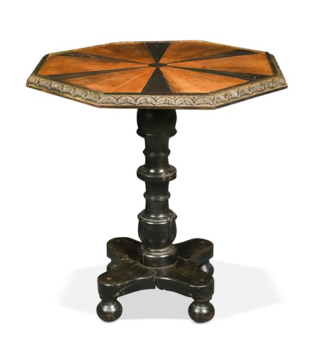 Lot 445 - A Ceylonese octagonal specimen table, 19th century