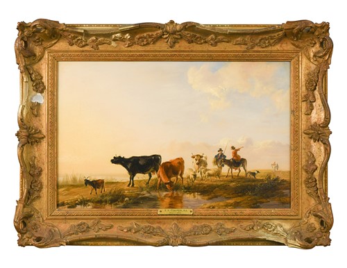 Lot 186 - Thomas Sidney Cooper RA (British, 1803-1902)