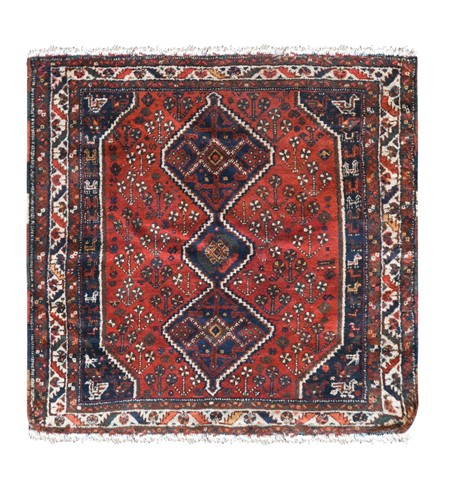 Lot 675 - A Shiraz/Qashqai tribal rug, circa 1930