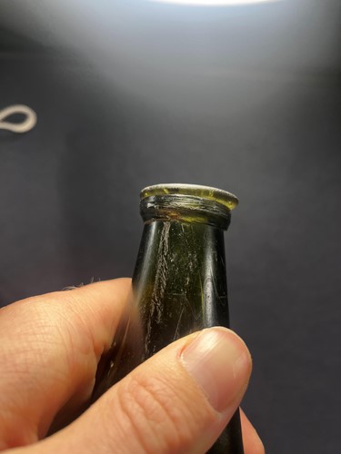 Lot 9 - A group of 18th century bottles, onion shaped...
