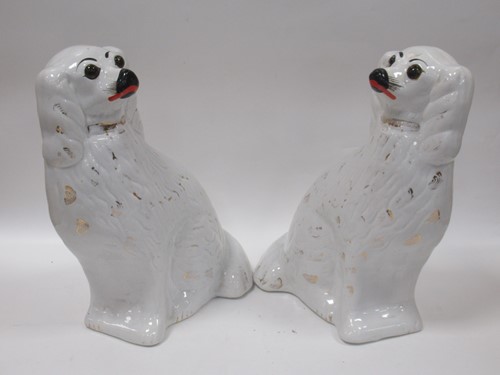 Lot 101 - A 19th century pair of very large black and...