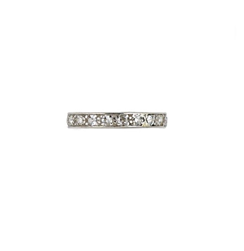 Lot 69 - A diamond set full eternity ring