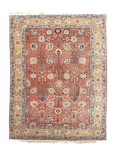 Lot 475 - A Tabriz carpet, mid-20th century