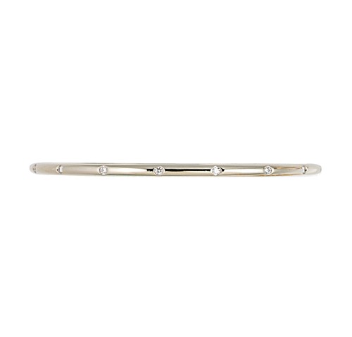 Lot 14 - Tiffany & Co. - A diamond set 'Bezet' bangle