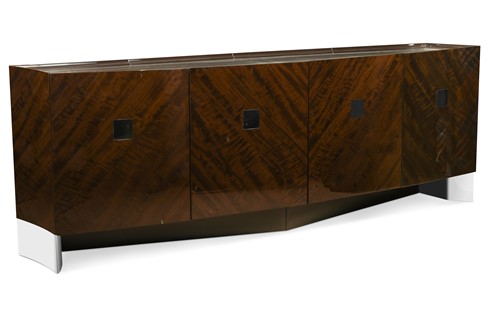 Lot 445 - Giorgio Collection, a contemporary macassar ebony sideboard