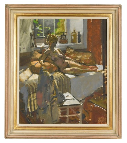 Lot 548 - Ken Howard OBE, RA, RWS, RWA, ROI, PPNEAC (1932-2022)