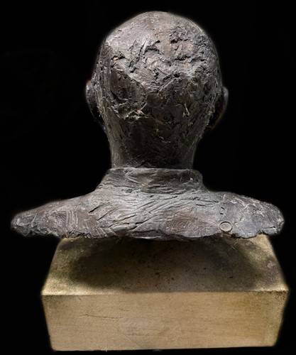 Lot 156 - Christopher Marvell, a bronze bust of Edward Bond (1934-2024)